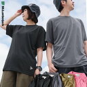 涼しい tシャツ 半袖 メンズ レディース 夏 ドライ メッシュ UVカット 吸汗 速乾 伸縮性 無地 ワンポイント すっきり ボックスシルエット 大人 カジュアル パティ Mr.Lumberjack ミスターランバージャック 【メール便50】