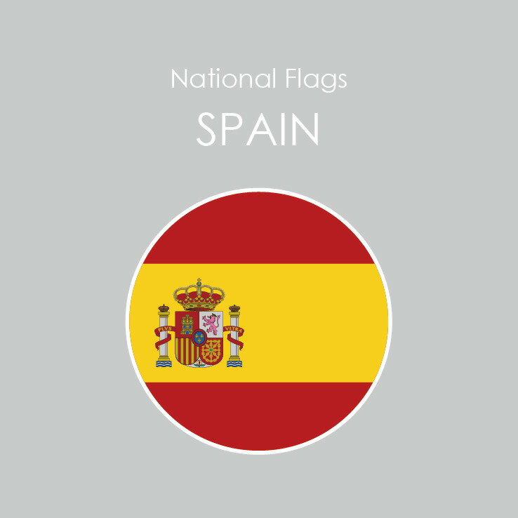 国旗ステッカー/スペイン National Flag/Spain