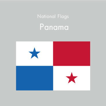国旗ステッカー/パナマ　National Flag/Panama