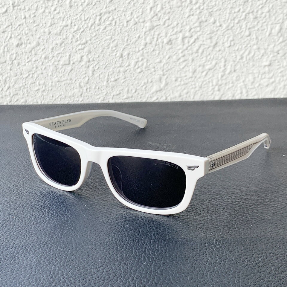 Rakuten - ブラックフライズ BLACKFLYS ブラックフライ サングラス FLY ARCHER WHITE-SILVER/GREY ホワイト 白 BF-16509-04 偏光レンズ