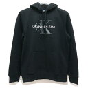 カルバンクライン CALVIN KLEIN JEANS パーカー CK LOGO HOODIE フーディー 定番ロゴ アメリカ買い付け ブラック 黒 BLACK