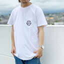 デウスエクスマキナ DEUS EX MACHINA Tシャツ 半袖 DEUS LOGO S/S Tee 定番ロゴ DMA51995 ホワイト 白 WHITE ネイビー 紺 NAVY