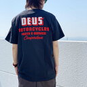 全2色 デウスエクスマキナ DEUS EX MACHINA Tシャツ 半袖 UNCHAINED S/S Tee ブラック ブラウン BLACK BROWN 黒 茶色