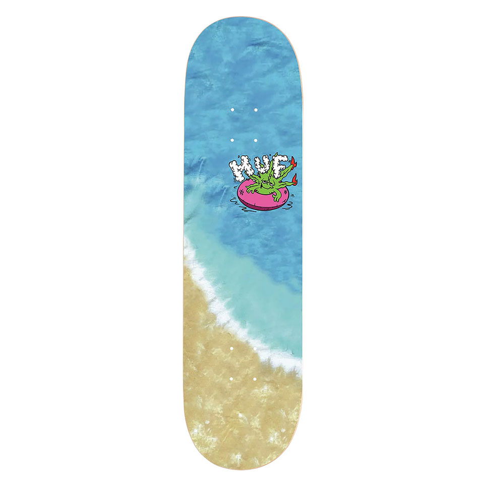 ハフ HUF デッキ GREEN BUDDY SLICK DECK スケボー 板 トラック スケート ナチュラル NATURAL