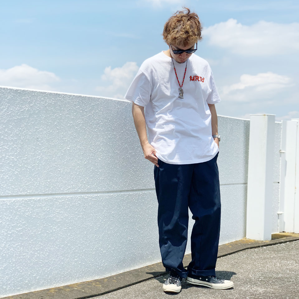 MRV by Mr.vibes Tシャツ ANIMAL CHILL S/S Tee 半袖 オリジナル ホワイト 白 WHITE