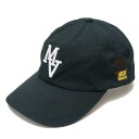 MRV by Mr.vibes ローキャップ WORLD TOUR 6PANEL CAP 帽子 オリジナル ブラック 黒 BLACK