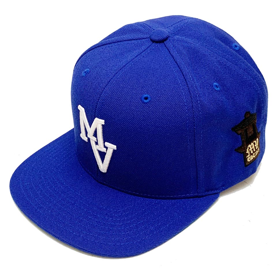 MRV by Mr.vibes å SCRIPT LOGO SNAPBACK ʥåץХå ˹ ꥸʥ ֥롼  BLUE