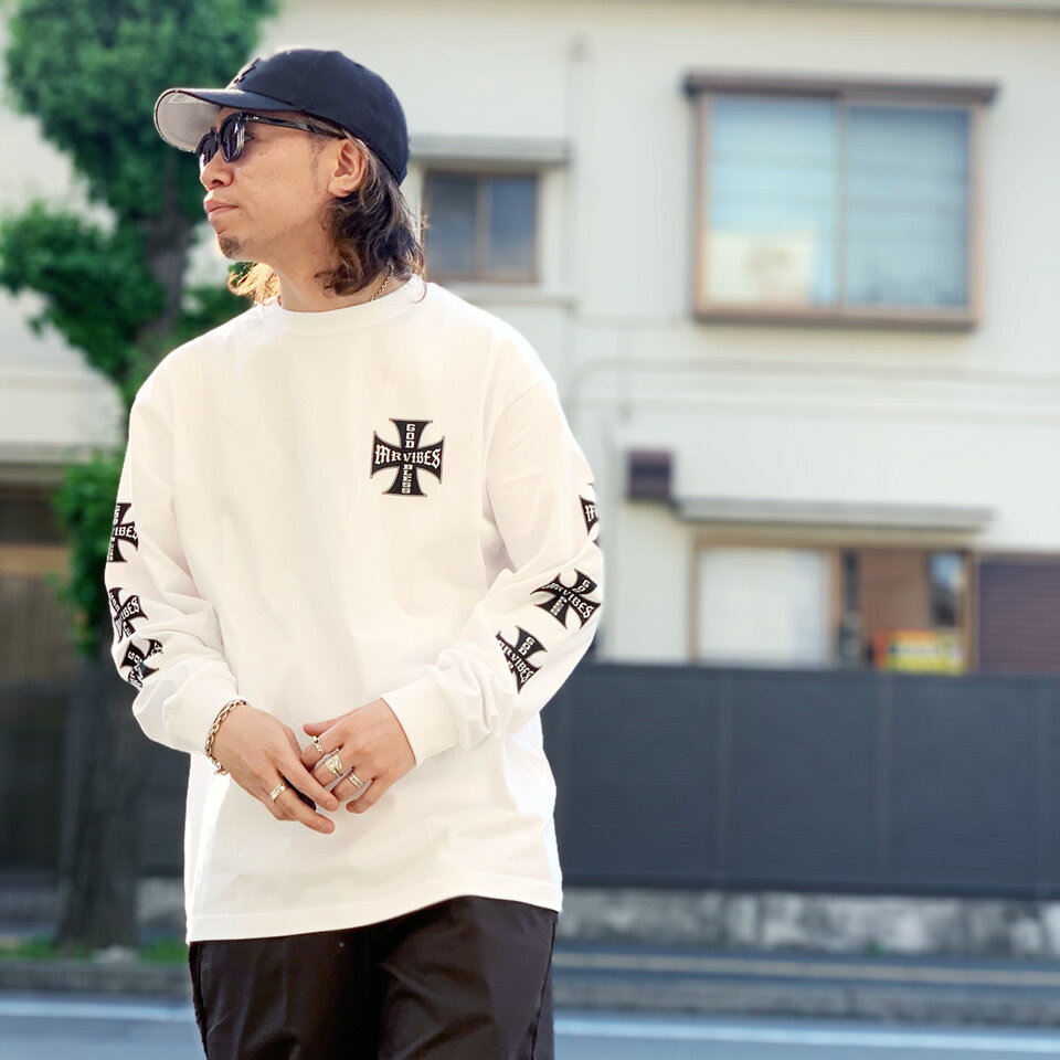 MRV by Mr.vibes ロンT Tシャツ IRON CROSS L/S Tee 2025 長