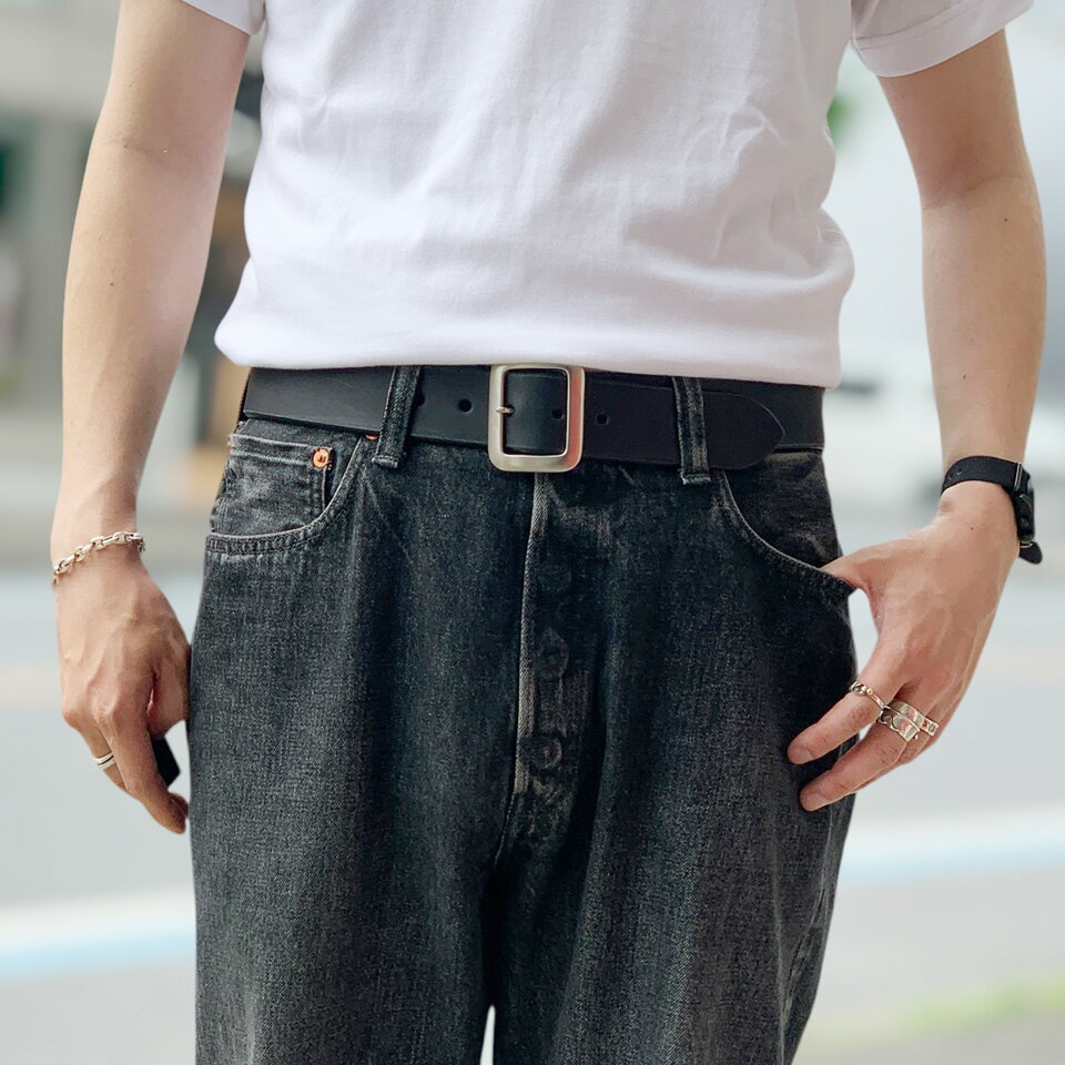 Rakuten - シュガーケーン SUGAR CANE ベルト GARRISON BELT (Lot No. SC02320) 本革 レザー ブラック 黒 BLACK