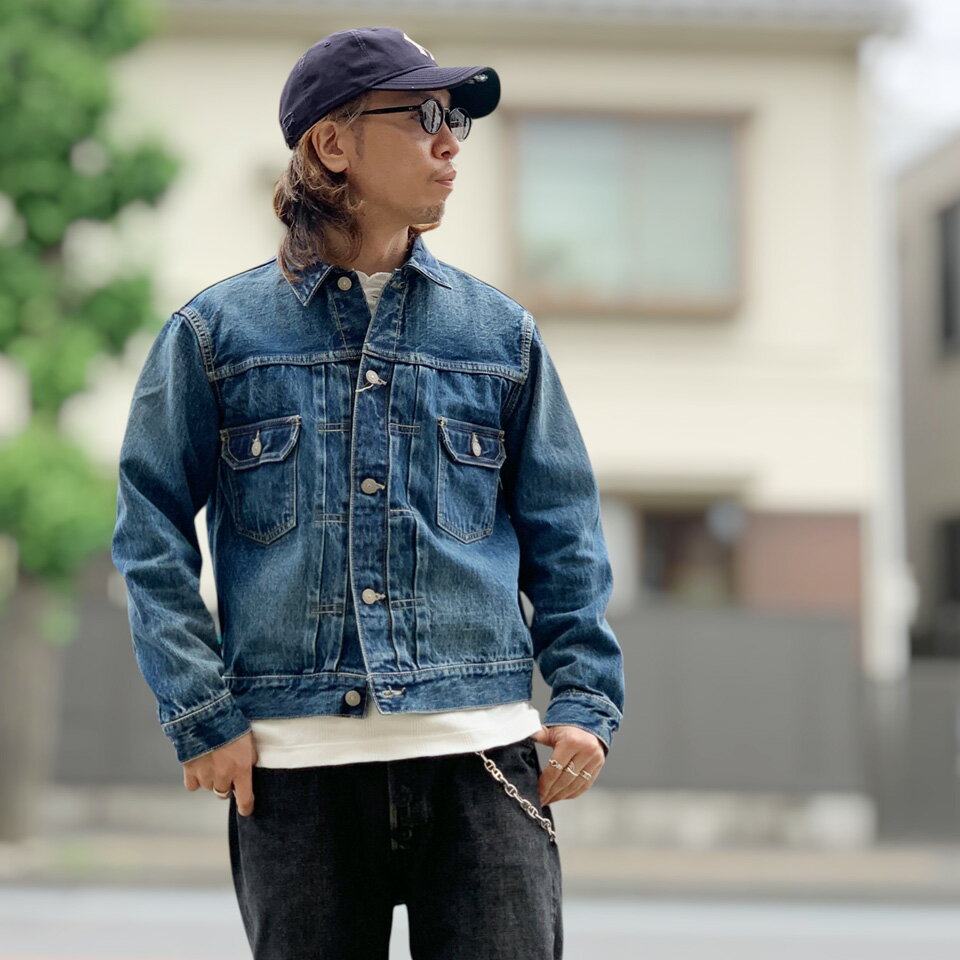 Rakuten - シュガーケーン SUGAR CANE デニムジャケット Gジャン 14.25oz. DENIM JACKET 1953 AGED MODEL 定番モデル Lot No. SC11953SW 429H DARK BLUE