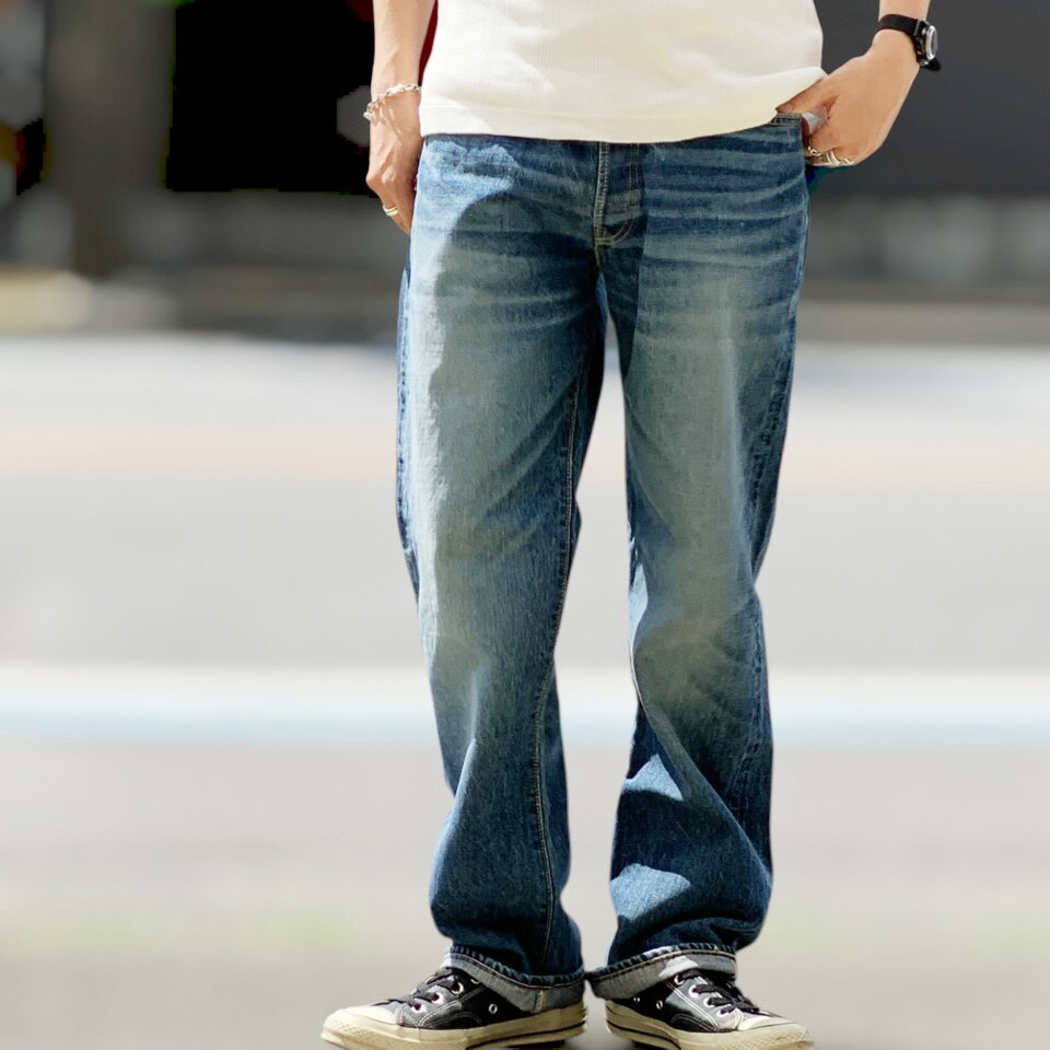 シュガーケーン SUGAR CANE デニム ジーンズ 14.25oz. DENIM 1947 AGED MODEL (REGULAR STRAIGHT) 定番モデル Lot No. SC41947SW-429 LENGTH 30 429)H.NAVY