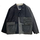 スリフティルック THRIFTY LOOK デニムエンジニアジャケット DENIM REMAKE ENGINEERED JACKET リメイク ブラックデニム 黒 BLACK (#9)