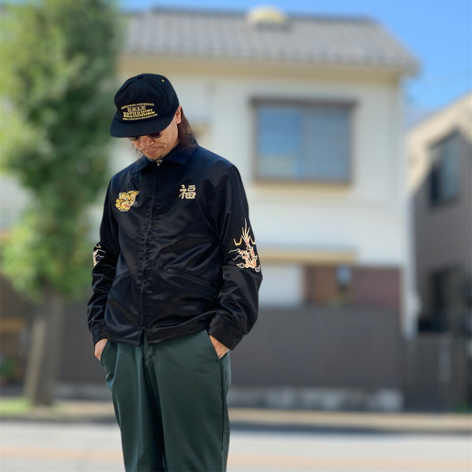 テーラー東洋 TAILOR TOYO ベトジャン Mid 1960s Style Satin Vietnam Jacket “VIET-NAM MAP” サテン ブラック 黒 BLACK Lot No. TT15798