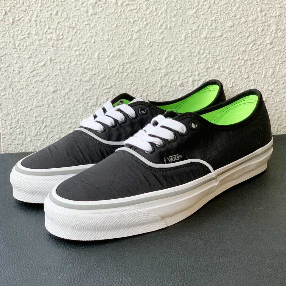 バンズ VANS ヴァンズ GUCCIMAZE Premium Authentic 44 DL - GREEN GECKO/BLACK グッチメイズ オーセンティック スニーカー 靴 ブラック 黒 VN000Z64HS3