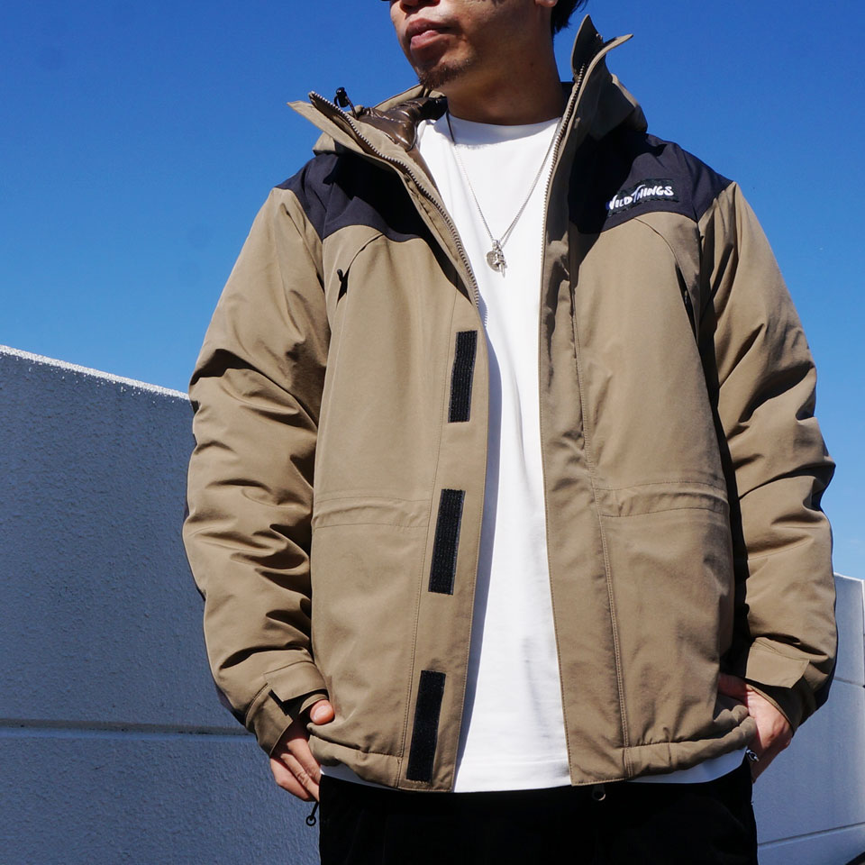 楽天Mr.vibes web storeSALE セール ワイルドシングス WILD THINGS シャモニージャケット eVent CHAMONIX JACKET eVent 3レイヤージャケット PRIRMALOFT プリマロフト TAUPE ブラック/ベージュ 黒 BLACK WT21102N