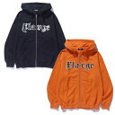 SALE セール 全2色 エクストララージ XLARGE ジップパーカー PATCHED LOGO ZIP UP HOODIE SWEATSHIRT フーディー...