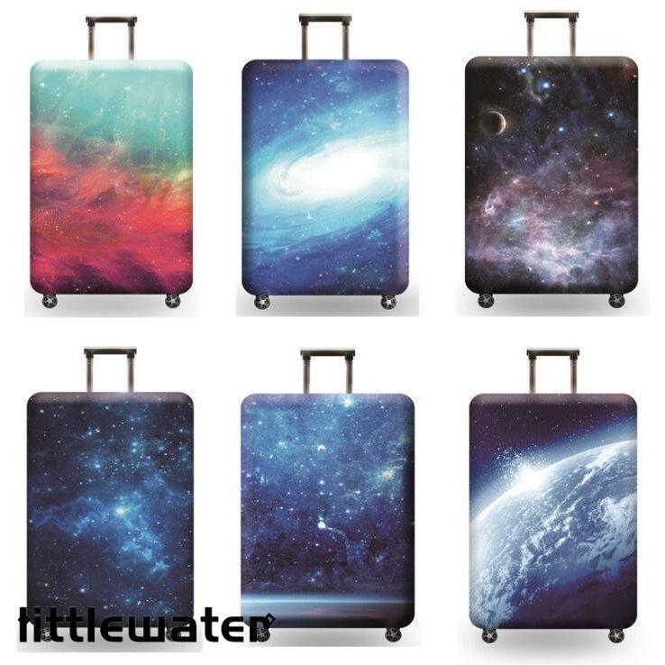 スーツケースカバー s m l xl サイズ 適応 キャリー保護カバー 防塵 防汚 防傷 伸縮素材 3D星雲 スター..