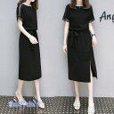 ワンピース レディース 40代 きれいめ 夏 マキシワンピース 半袖 シフォン 薄手 無地 パーティードレス 風 オシャレ ゆったり 通勤 大人 OL 上品 着...