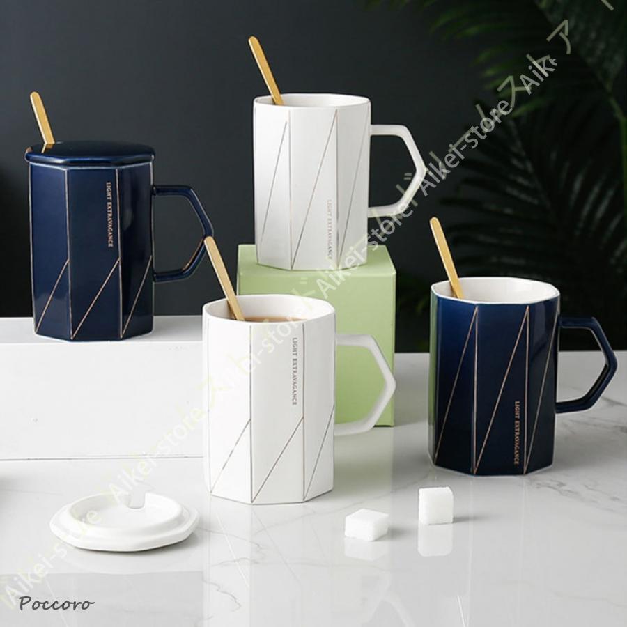 マグカップ コーヒーカップ 陶器 耐熱 耐冷 軽い セラミックス 焼き物 シンプル かわいい おしゃれ クリエイティブ 食洗機 食器 コーヒー お茶 ラテ デザ...