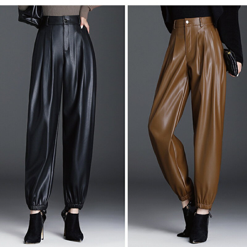レザーパンツ レディース ライダースパンツ ズボン ボトムス 革パンツ PUズボン ロングパンツ 皮パン ..