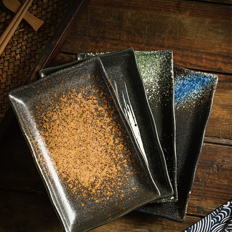 【新作!】業務用/食器/居酒屋/飲食店/お皿/角皿/角/皿/中皿/焼物皿/焼き魚 焼鮭 おつまみ 盛り付けに/..