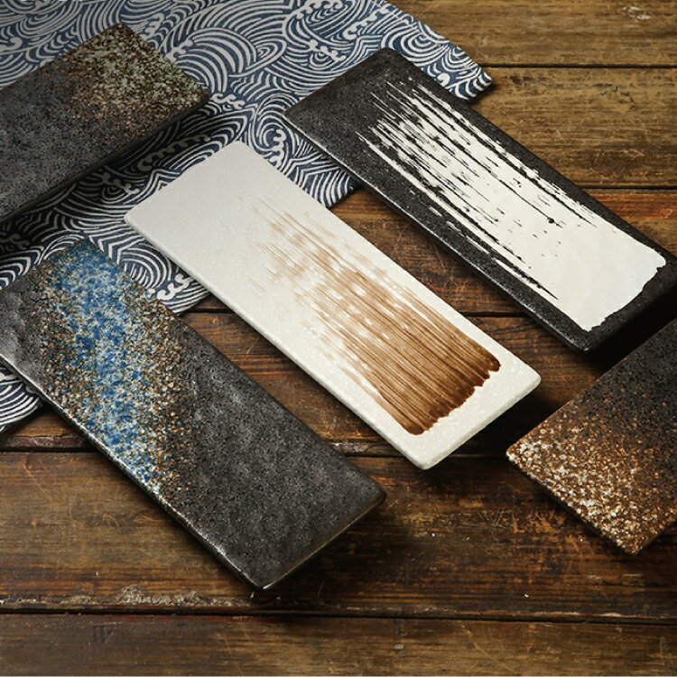 【新作!】業務用/食器/居酒屋/飲食店/お皿/角皿/角/皿/中皿/焼物皿/焼き魚 焼鮭 おつまみ 盛り付けに/..