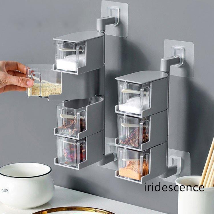 調味料入れ 調味料容器 ストッカー 収納ケース キッチン収納 保存容器 スパイスボトル　塩 胡椒 香辛料 砂糖 醤油