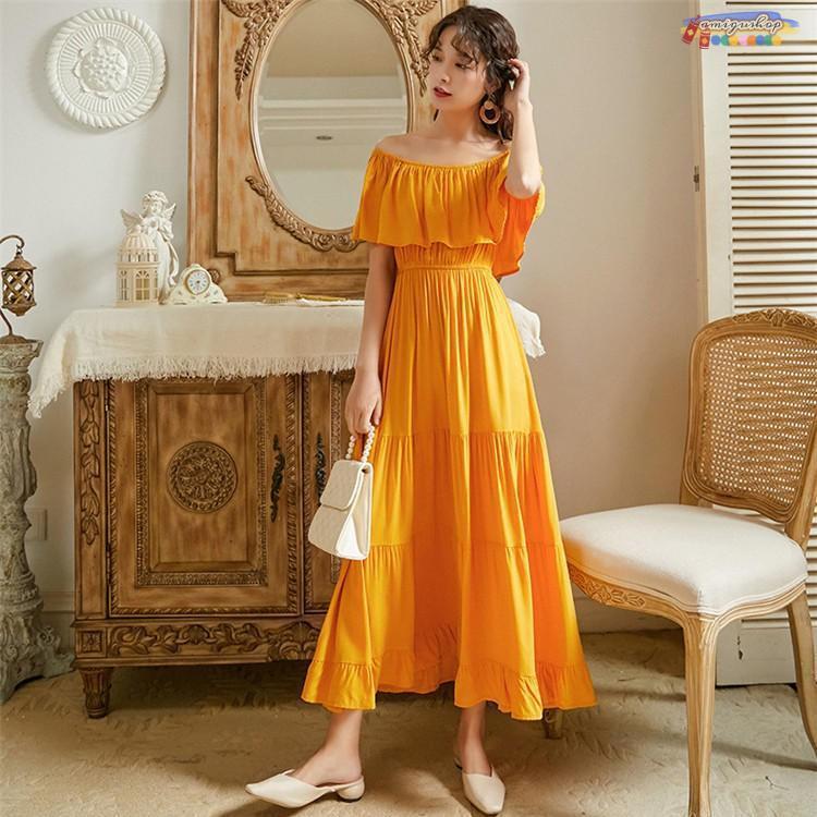 リゾートワンピース 旅行 夏 サマードレス リゾート レディースドレス ビーチドレス スカート 海辺 着痩せ 20代30代40代