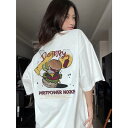 Tシャツ メンズ 半袖 2色 丸首 英文字 春 夏 服 薄手 ハンバーガー かっこういい ゆったり トップス ファッション オシャレ(4)
