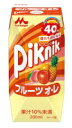 昔ながらの懐かしい味♪森永乳業　ピクニック　フルーツ200ml×24本入り☆