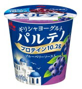 森永乳業濃密ギリシャヨーグルトパルテノブルーベリーソース入り110g×12個【乳酸菌】【ギリシャヨーグルト】【パルテノ】【要冷蔵】【RCP】05P03Dec16
