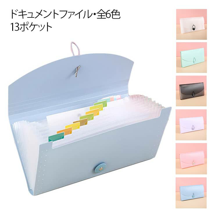ネームラベル付属 書類ケース レシートホルダー ドキュメントファイル 整理 領収書 ファイル 持ち運び可能 ドキュメントファイル 薄型 家庭管理 13ポケット レシートホルダー 領収書 ファイル 家計管理 ファイル 書類整理 ジャバラファイル 領収書ファイル
