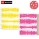 在庫限り【ミケルリウス 日本公式ショップ】TIE DYE MIQUELRIUS A5 リングノート タイダイ 5mm方眼 中紙4色 120枚 90g/m2 ミシ...