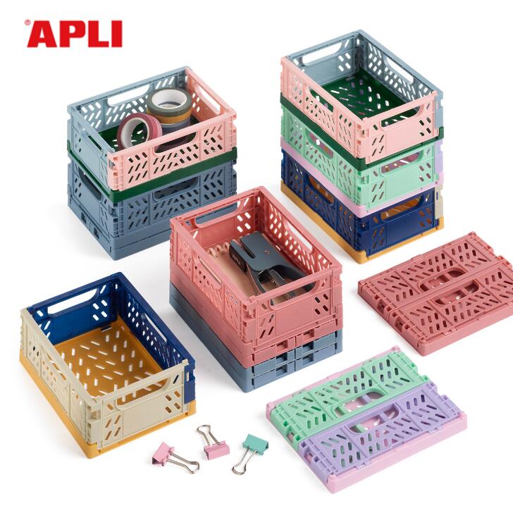Rakuten - 【ミケルリウス 日本公式ショップ】APLI アプリ スタッキング折りたたみコンテナ 3色 スペイン おしゃれ ギフト ビジネス 入学 海外 輸入