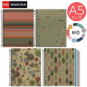 【ミケルリウス 日本公式ショップ】リサイクル NB-4 MIQUELRIUS A5 リングノート recycle 100%リサイクル トライアングル リーフ バ...