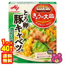 【1ケース】 味の素 Cook Do きょうの大皿 和風・洋風合わせ調味料 とろ卵豚キャベツ用 100g×40箱入 クックドゥ 【北海道・沖縄・離島配送不可】