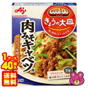 【1ケース】 味の素 Cook Do きょうの大皿 和風・洋風合わせ調味料 肉みそキャベツ用 100g×40箱入 クックドゥ 【北海道・沖縄・離島配送不可】