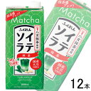 【2ケース】 ふくれん 国産大豆 ソイラテ 抹茶 紙パック 1000ml×6本入×2ケース：合計12本 1L 【北海道・沖縄・離島配送不可】