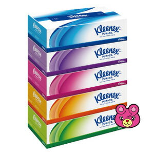 【日用品】 日本製紙クレシア クリネックス ティシュー 360枚（180組）×5箱パック×12個入 ティッシュ 【北海道・沖縄・離島配送不可】［HK］