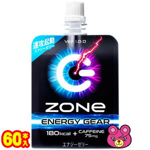【2ケース】 サントリー Zone ENERGY GEAR Ver.1.0.0 パウチ 180g×30本入×2ケース：合計60本 ゾーン エナジーゼリー …
