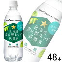 【2ケース】 ポッカサッポロ 北海道富良野ホップ炭酸水 PET 500ml×24本入×2ケース：合計48本 【北海道 沖縄 離島配送不可】