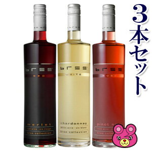 【お酒】【3本セット】 ブリー レッドメルローワイン 赤 ・ ホワイトシャルドネ 白 ・ ロゼ ピノ ノワール 各750ml×1本入 BREE 【北海道・沖縄・離島配送不可】