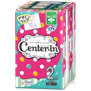 【雑貨】センターイン ふわふわタイプ ふつうの日 羽つき 20枚×2 【雑貨は、よりどり3,980円〔税込〕以上で送料無料】【北海道・沖縄・離島配送不可】［HK］