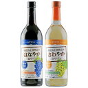 【お酒】【2本セット】 アルプス あずさワイン はなやか赤ワイン ・ あずさワイン さわやか白ワイン 各 720ml×1本入 【北海道・沖縄・離島配送不可】