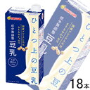 容量1000ml入数6本入×3ケース：合計18本賞味期間（メーカー製造日より）270日ご注意＞必ずお読み下さい※リニューアルに伴い、パッケージ・内容等予告なく変更する場合がございます。予めご了承ください。 パッケージ等のご指定があれば、ご連絡下さい。 ※北海道・沖縄・離島へのお届けができない商品がございます。【全国送料無料】【メール便】の商品は、どこでも送料は追加されません。 ※生鮮食品（商品名に【要冷蔵】または【要冷凍】と記載）は、ご注文後のキャンセルまた返品および交換はできません。ご不在等で返送された場合は、ご返送にかかる代金をご請求致します。本当においしい豆乳のために国産プレミアム大豆「るりさやか®」を使用。大豆固形分11%の成分無調整豆乳は、コクと旨みをもちつつも、後味がスッキリとしているので、絹のようになめらかな飲み心地です。 たっぷりうれしい大容量タイプです。