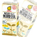 マルサンアイ 毎日おいしい 無調整豆乳 紙パック 1000ml×6本入 1L 【北海道・沖縄・離島配送不可】［HF］