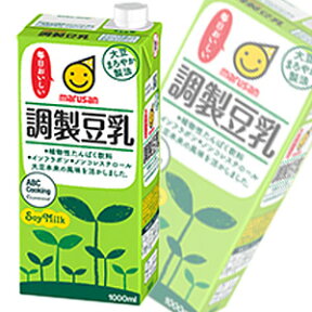 マルサンアイ 調製豆乳 紙パック 1000ml×6本入 1L 【北海道・沖縄・離島配送不可】［HF］