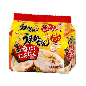 O9ショップ【オーナインショップ】 【1ケース】 ハウス食品 うまかっちゃん 熊本 香ばしにんにく風味 5食入×6個入:合計30食入 【北海道・沖縄・離島配送不可】