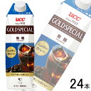 【2ケース】 UCC ゴールドスペシャル アイスコーヒー 無糖 紙パック 1000ml×12本入×2ケース:合計24本 【北海道・沖縄・離島配送不可】(4)