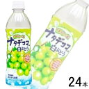 【1ケース】 サンガリア つぶつぶナタデココ入り 白ぶどう PET 500ml×24本入 【北海道・沖縄・離島配送不可】(4)